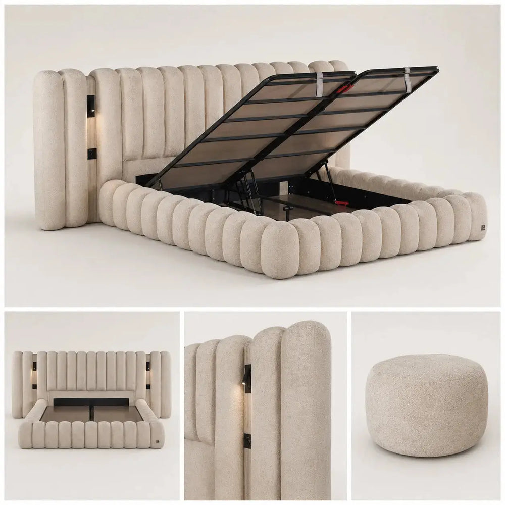 Lit Coffre MODENA LED Pierre Cardin
