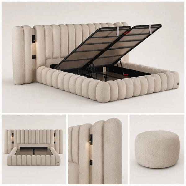 Lit Coffre MODENA LED Pierre Cardin