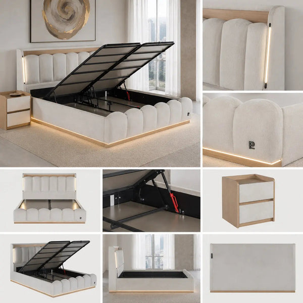 Lit Coffre TORINO LED Pierre Cardin