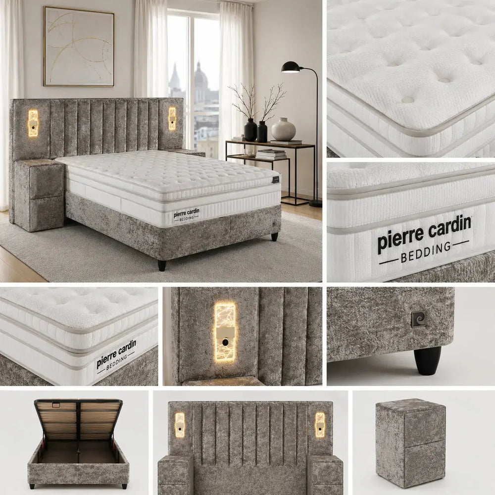Lit Coffre LA FAYETTE LED Pierre Cardin